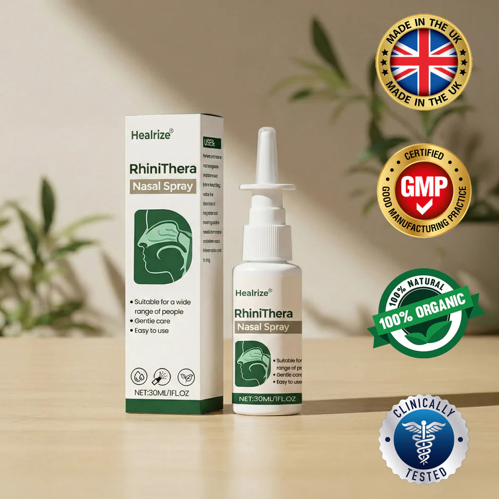 Healrize® BioActive Herbal Sinus Mist - Spray para aliviar la sinusitis y la fiebre del heno