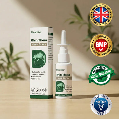 Healrize® BioActive Herbal Sinus Mist - Spray para aliviar la sinusitis y la fiebre del heno
