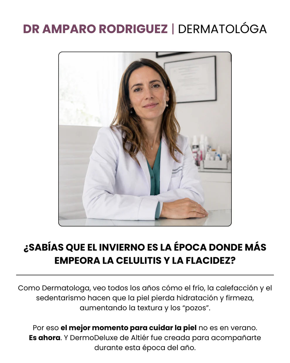 DERMODELUXE – Emulsión Corporal Anticelulitis, Antiflacidez y Efecto Drenante