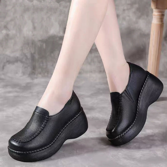 Zapatos ortopédicos con plataforma y suela blanda