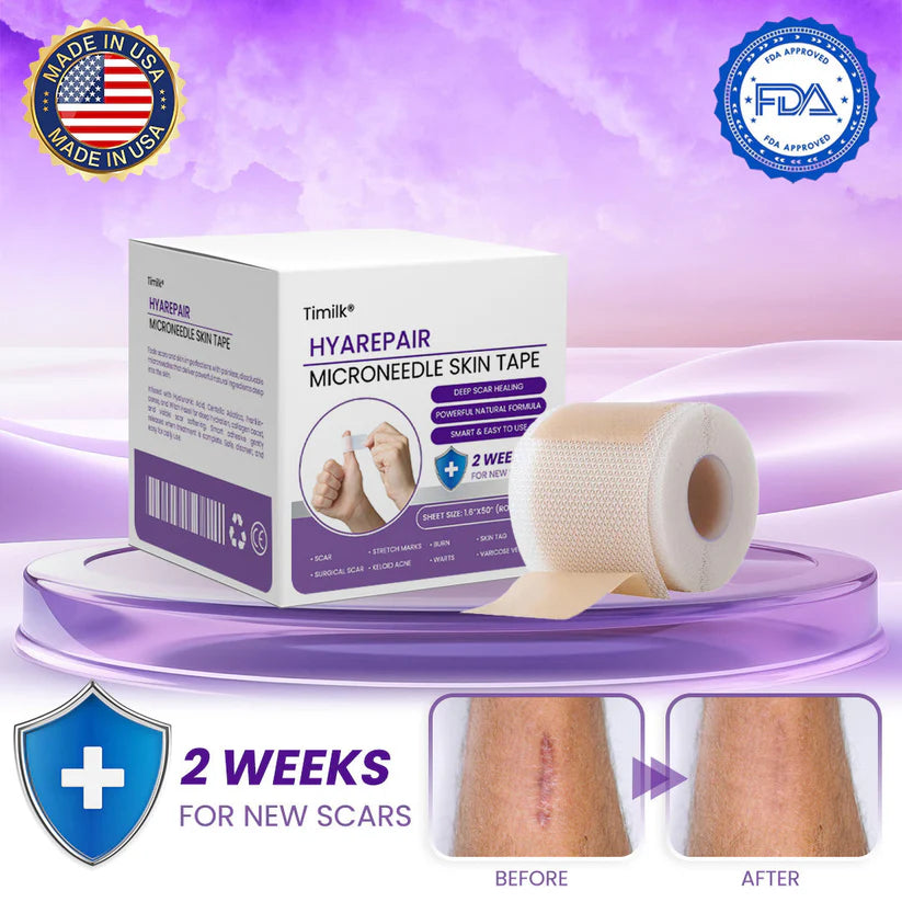 Cinta cutánea con microagujas
