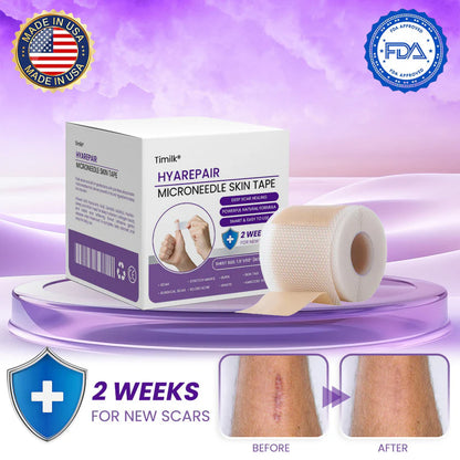 Cinta cutánea con microagujas