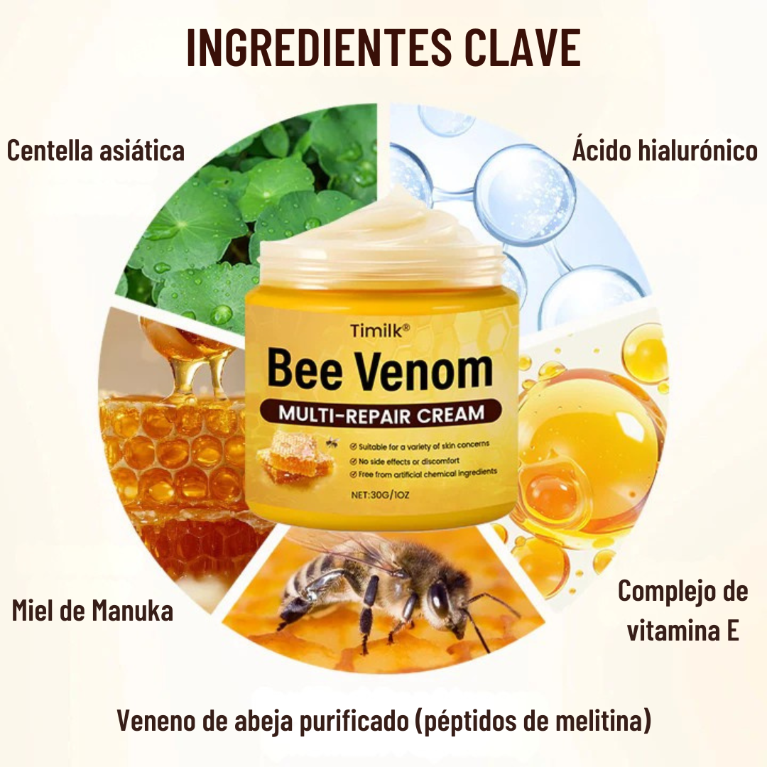 Timilk® Crema multi-reparadora de veneno de abeja