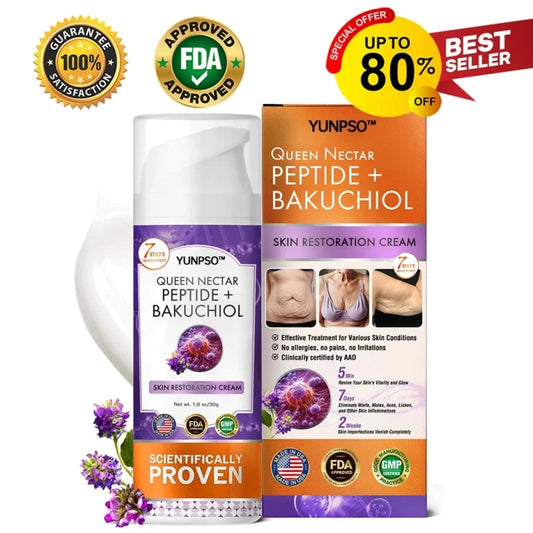 Crema restauradora de la piel con péptido de néctar de reina + bakuchiol YUNPSO™