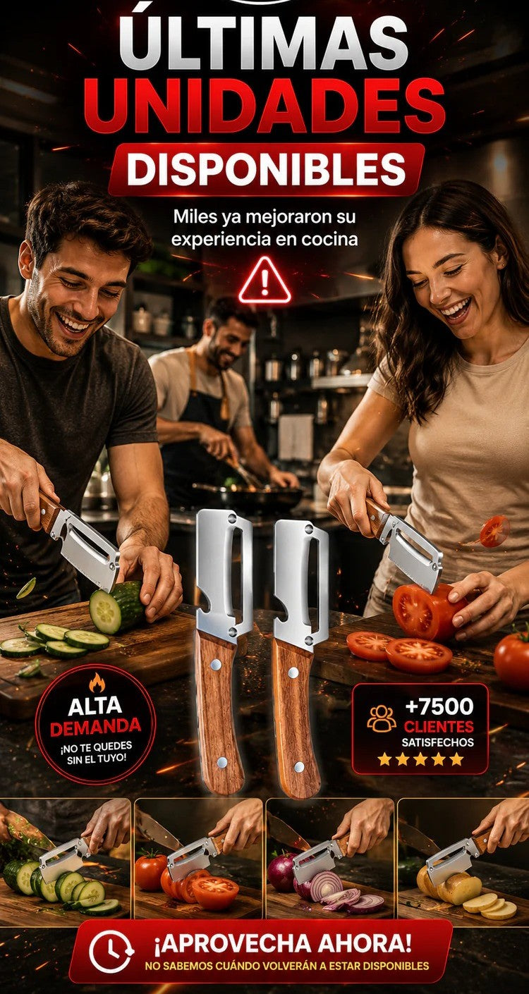 Corta en segundos como un Chef profesional 🔪