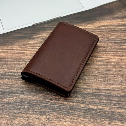 Cartera de hombre de fibra de carbono con tarjetero