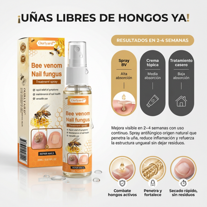 Paga 1 lleva 2 Bee Venom - Nail Fungus Spray Natural