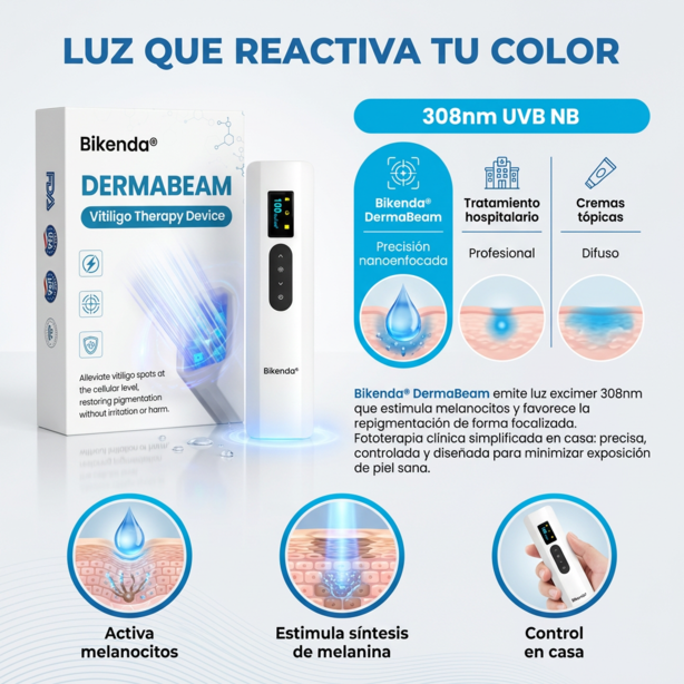Dispositivo de terapia para el vitíligo Bikenda® DermaBeam