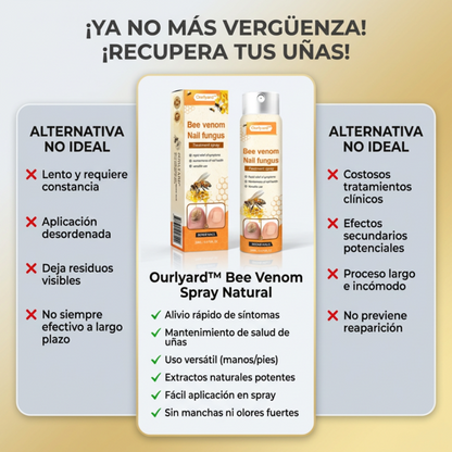 Paga 1 lleva 2 Bee Venom - Nail Fungus Spray Natural