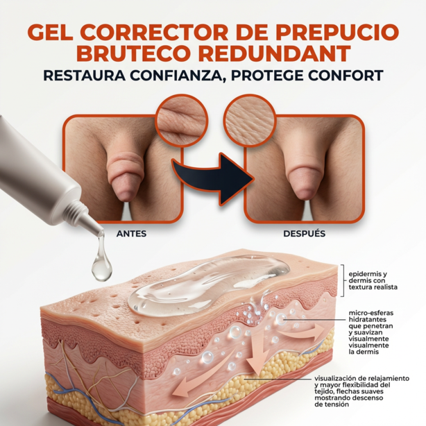 Gel Corrector De Prepucio Bruteco Redundant
