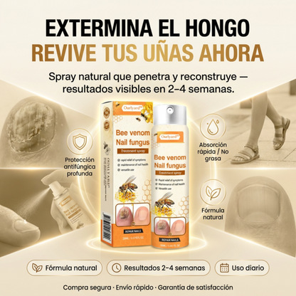Paga 1 lleva 2 Bee Venom - Nail Fungus Spray Natural