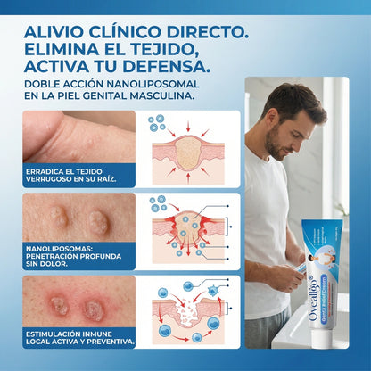 Oveallgo® – Crema para el alivio de las verrugas íntimas VPH - Ideal para hombres y mujeres + 🎁🎁.