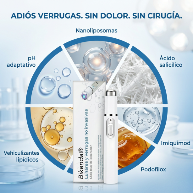 Bikenda® Láser Portátil – Elimina Verrugas,Lunares y Manchas de Forma Rápida y Sin Dolor + 🎁.