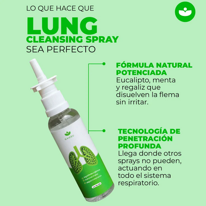 MulleinPure™ – Spray Herbal para limpiar pulmones