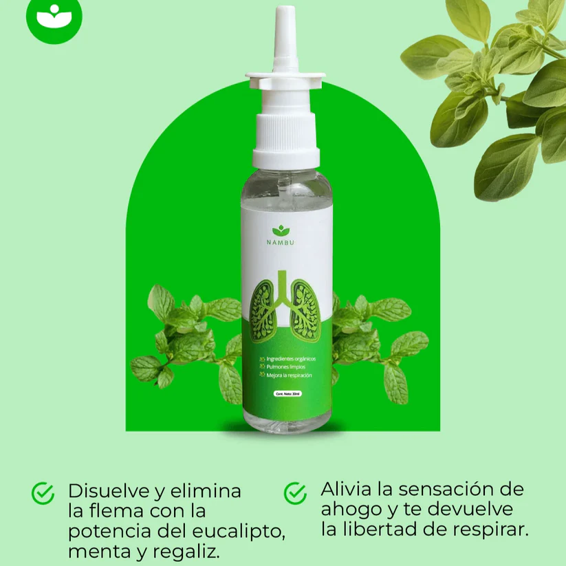 MulleinPure™ – Spray Herbal para limpiar pulmones