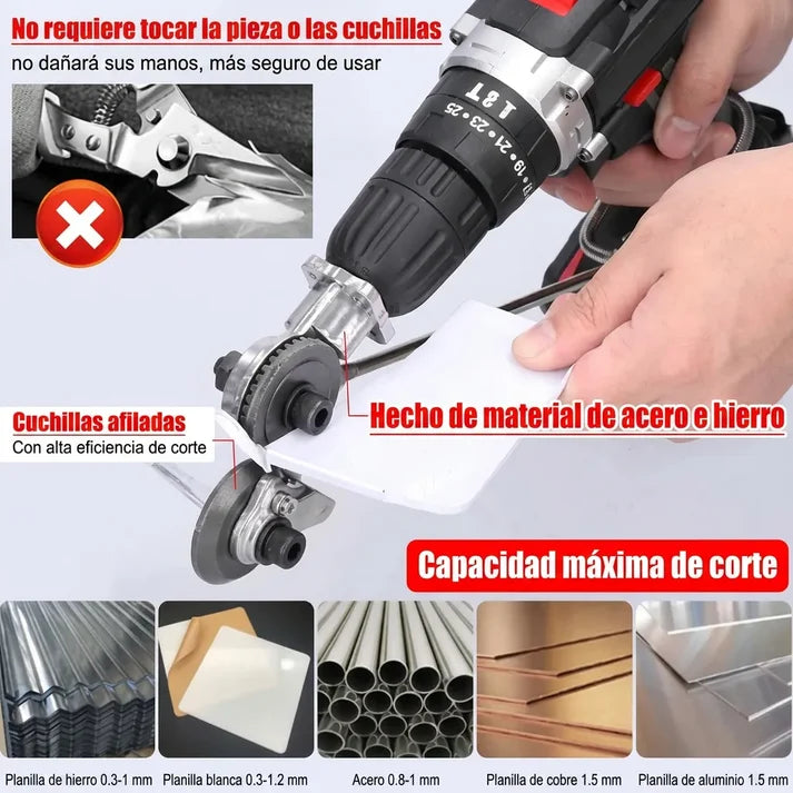 Cortador Metálico para Taladro