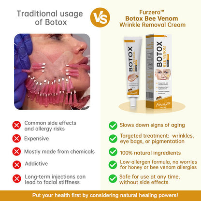 (✅Fabricado Desde Canadá👨‍⚕️) Crema para eliminar arrugas con veneno de abeja y botox Furzero™