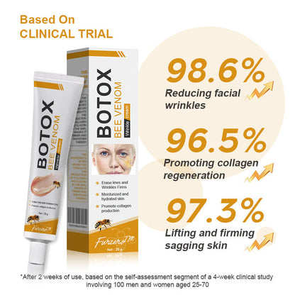 (✅Fabricado Desde Canadá👨‍⚕️) Crema para eliminar arrugas con veneno de abeja y botox Furzero™