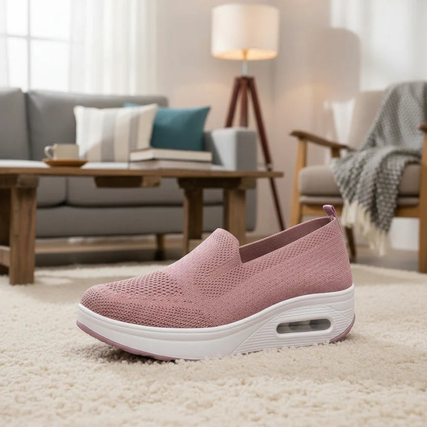 Zapatos de confort para mujer OrthoLuxe | Zapatos ortopédicos transpirables sin cordones