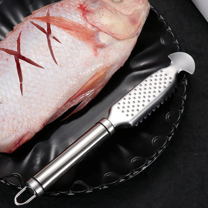 Quita escamas de pescado de acero inoxidable
