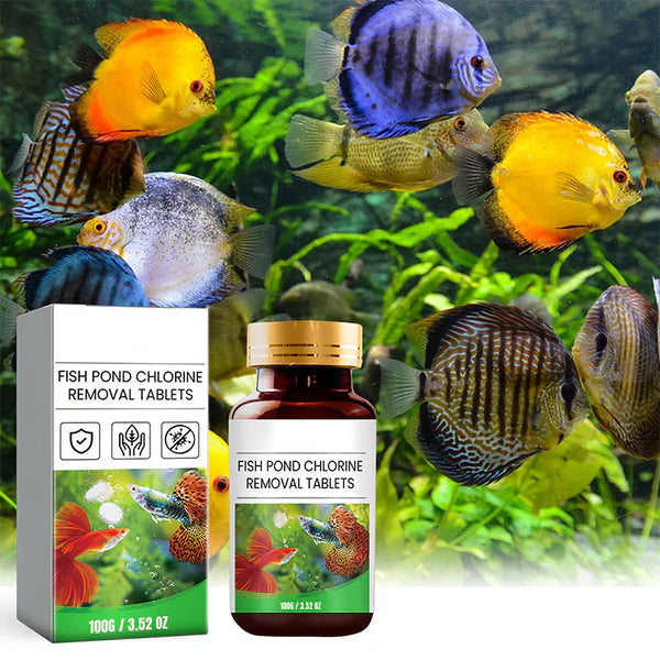 ✨️🐟 Pastillas para eliminar el cloro en estanques y acuarios 🐠