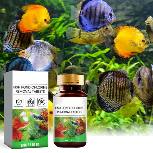 ✨️🐟 Pastillas para eliminar el cloro en estanques y acuarios 🐠