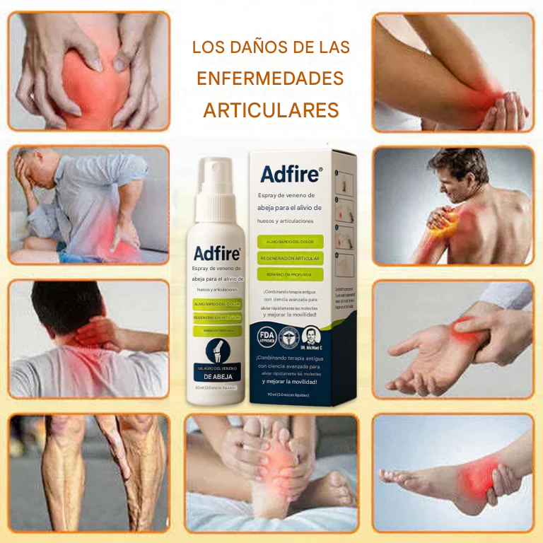 ADFIRE® Espray para la curación de huesos con veneno de abeja para aliviar el dolor
