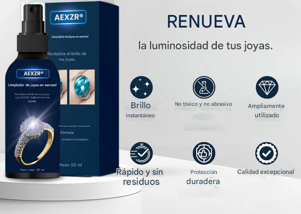 AEXZR® Limpiador de joyas en aerosol