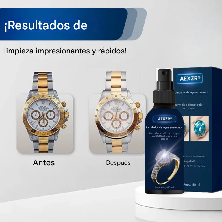 AEXZR® Limpiador de joyas en aerosol