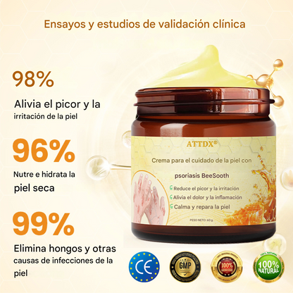 Crema para el cuidado de la piel con psoriasis ATTDX® BeeSooth