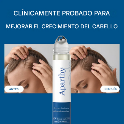 Sérum en roll-on para el crecimiento del cabello de Aparthy