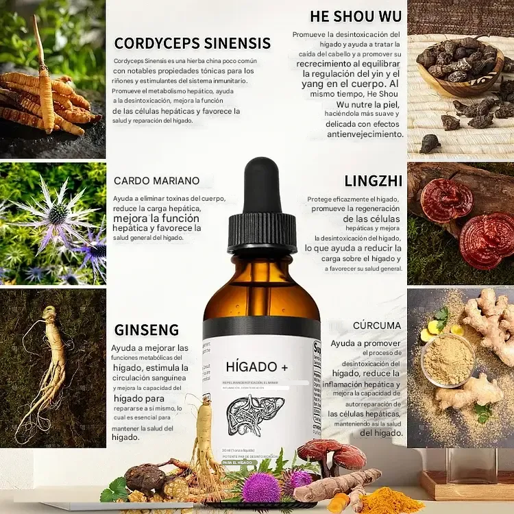Suplemento natural a base de hierbas para el hígado AnnieCare®