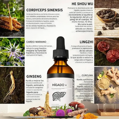 Suplemento natural a base de hierbas para el hígado AnnieCare®