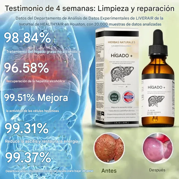 Suplemento natural a base de hierbas para el hígado AnnieCare®