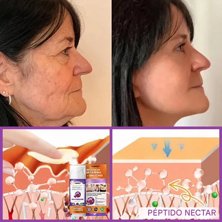 Crema restauradora de la piel con péptido de néctar de reina + bakuchiol YUNPSO™