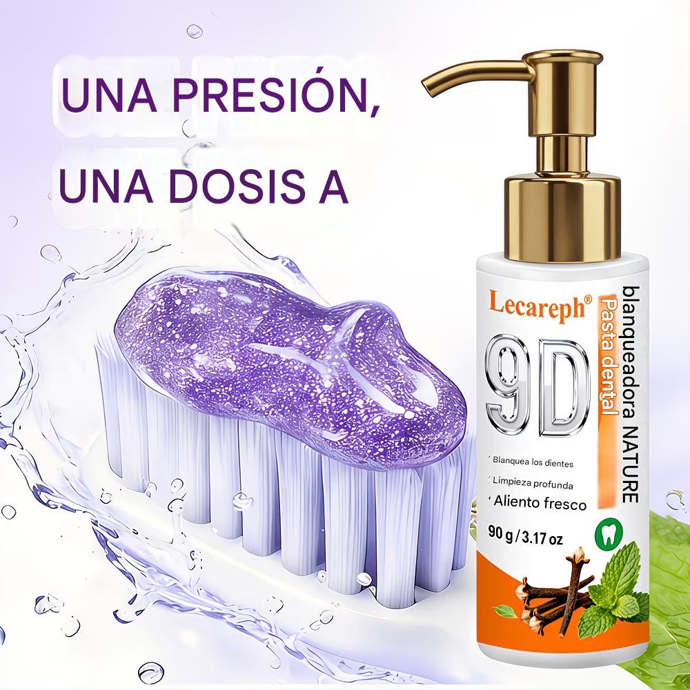 Pasta dental herbal con clavo y menta, sin flúor añadido, promueve un aliento fresco y favorece la salud del esmalte y las encías.