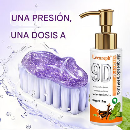 Pasta dental herbal con clavo y menta, sin flúor añadido, promueve un aliento fresco y favorece la salud del esmalte y las encías.