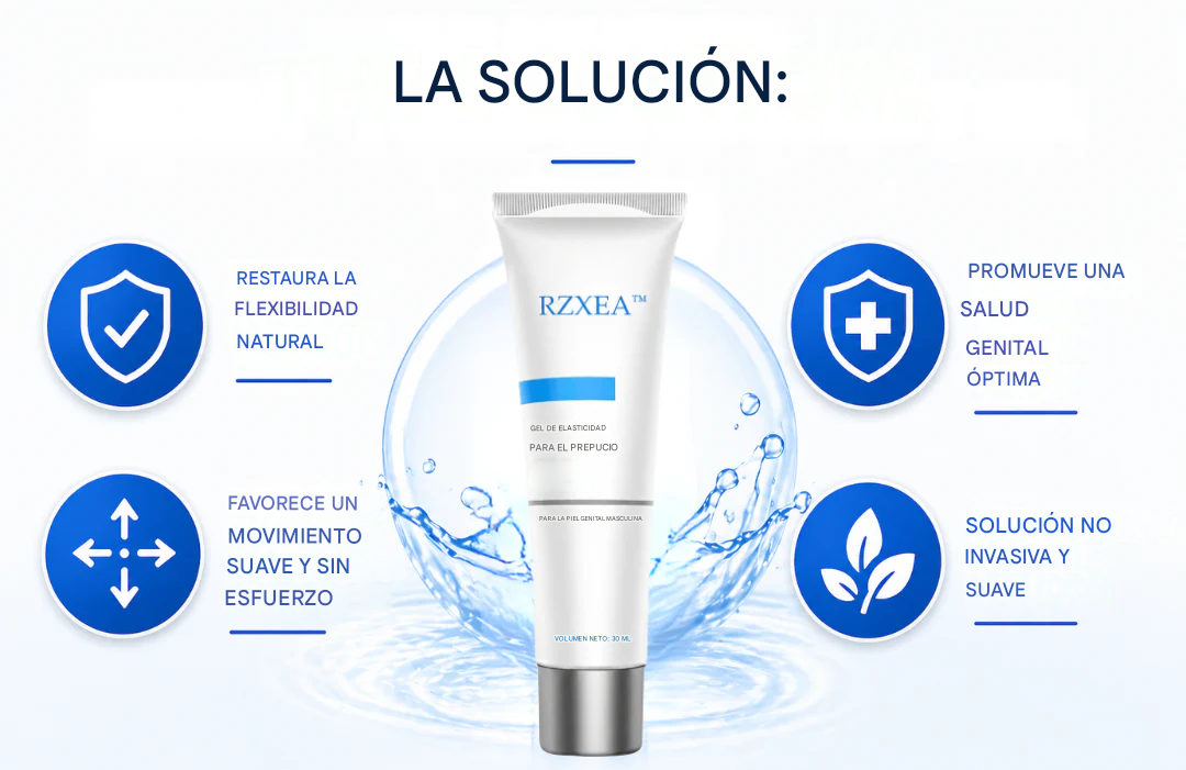 Gel para la elasticidad del prepucio RZXEA™: La solución no quirúrgica para el prepucio tenso | Gel para la elasticidad