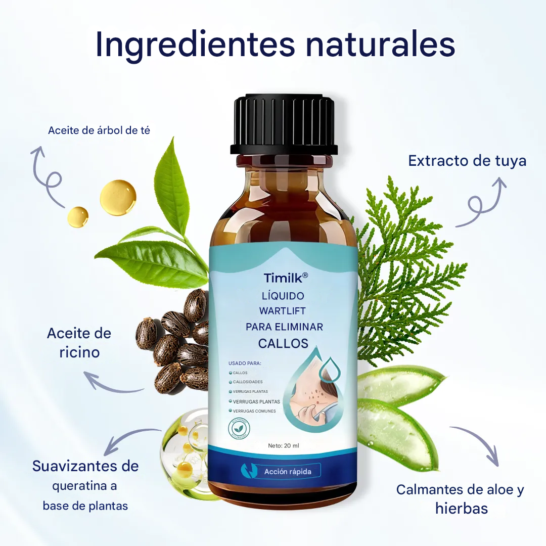 Líquido para eliminar callos Timilk® WartLift🌟 De acción rápida, sin dolor ni irritación