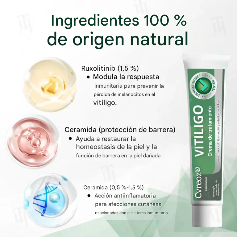 Crema para el tratamiento del vitíligo Cvreoz®
