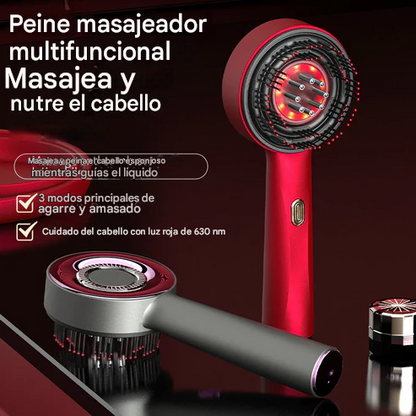 Peine de masaje vibratorio eléctrico