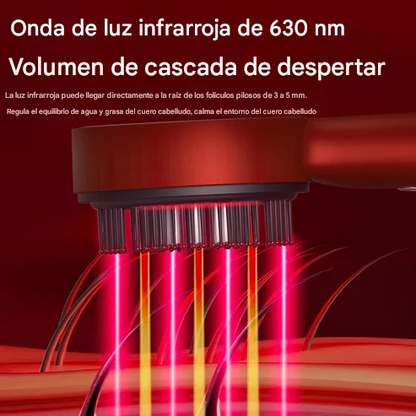 Peine de masaje vibratorio eléctrico