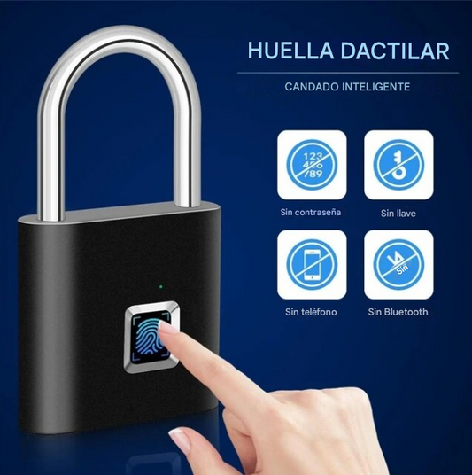 Candado De Seguridad Lector De Huella