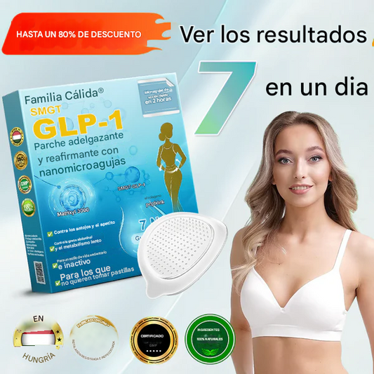 [Ver resultados en 7 días] Parche de nano microagujas WarmFamily® SMGT-GLP-1 (indoloro, de larga duración, trata la diabetes, la obesidad y las enfermedades cardiovasculares)