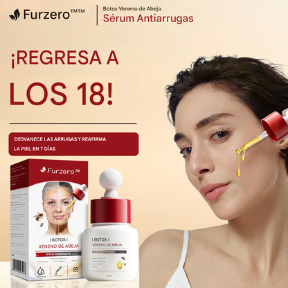 Suero antiarrugas Furzero™ Botox con veneno de abeja