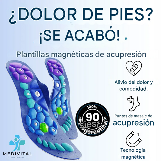Plantillas magnéticas de acupresión Medidivital™