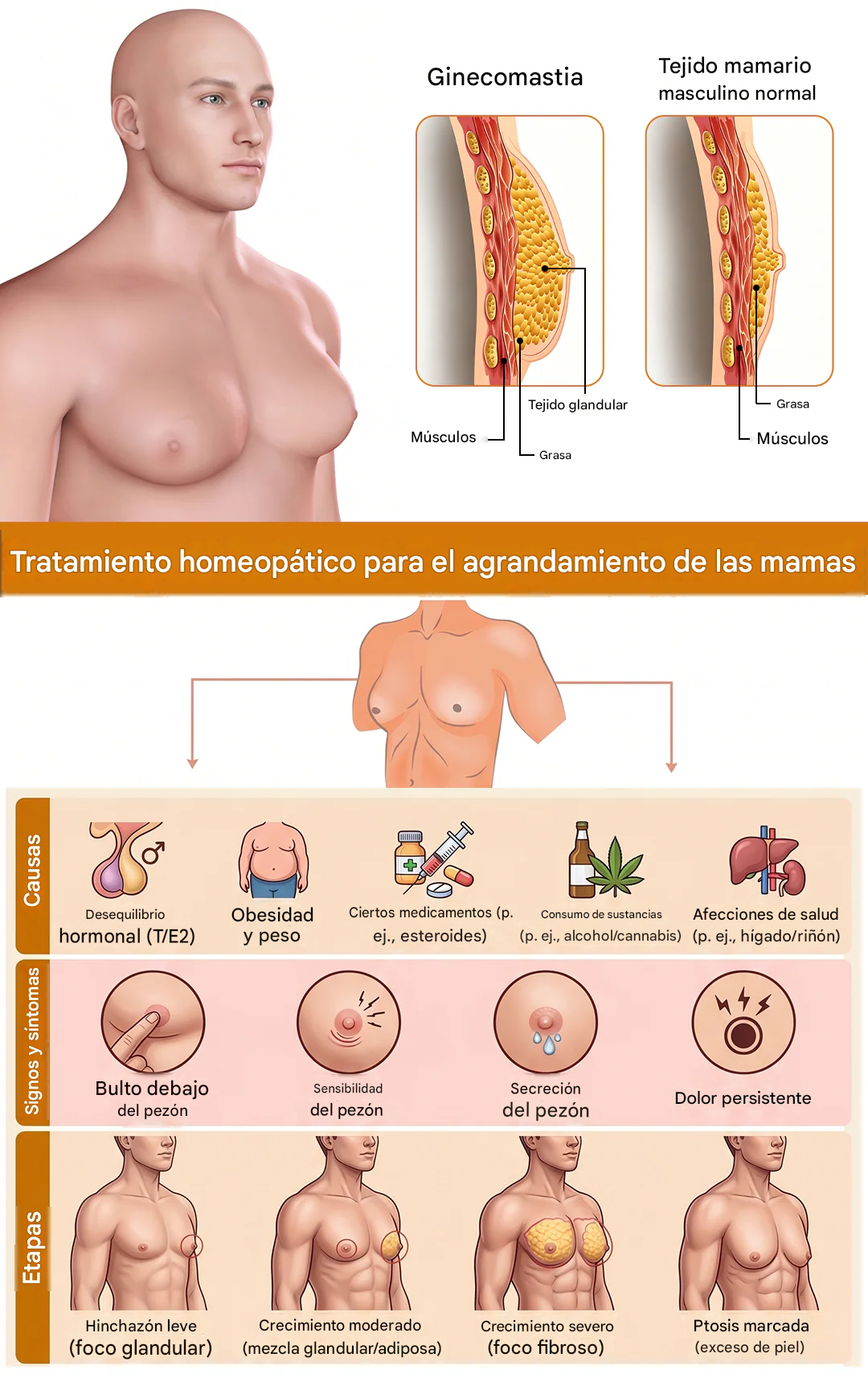 Aceite esculpidor de pecho Biancat® Redefine tu pecho, recupera tu confianza