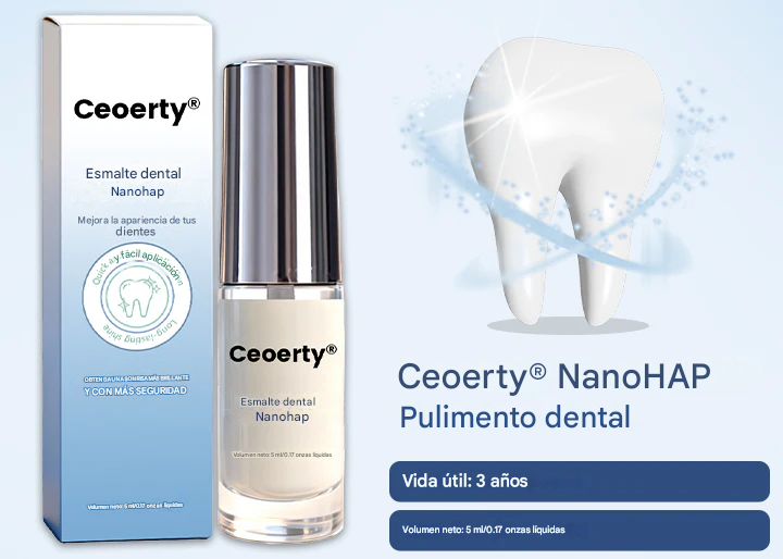 Pulidor dental Ceoerty® NanoHAP: sonrisa limpia al instante