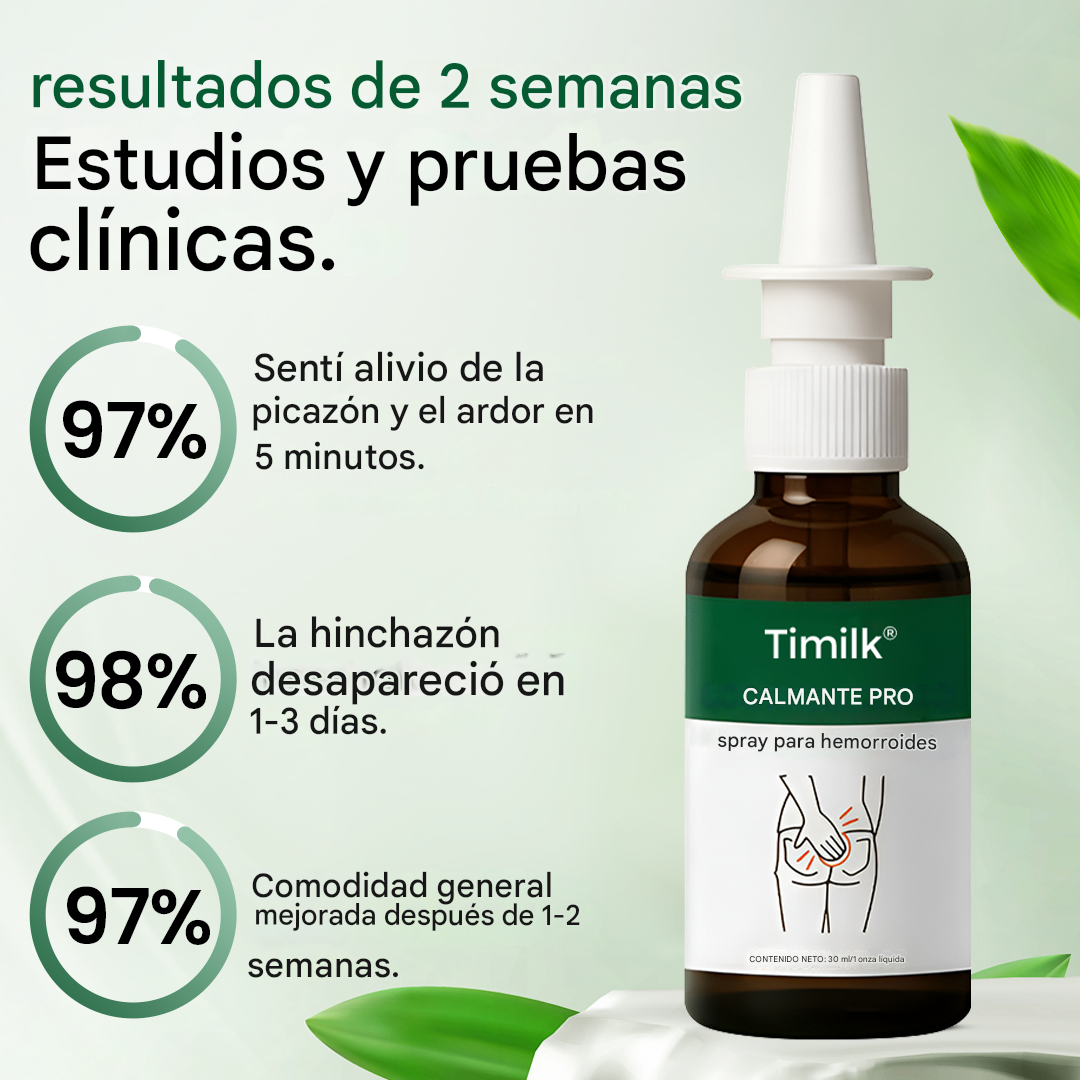 Timilk® SootheMist PRO Spray para hemorroides