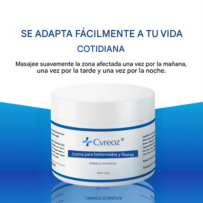 Crema para hemorroides y fisuras Cvreoz®